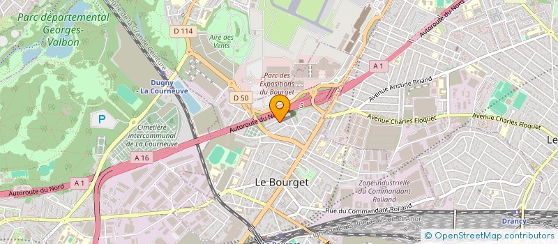 localisation de l'entreprise EURL NOVITAL à LE BOURGET