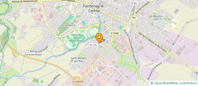 localisation de l'entreprise EURL NOYELLE VALERY à FONTENAY-LE-COMTE