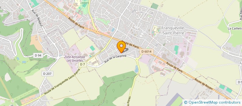 localisation de l'entreprise EURL NUTRIKOACH  FRANQUEVILLE-SAINT-PIERRE