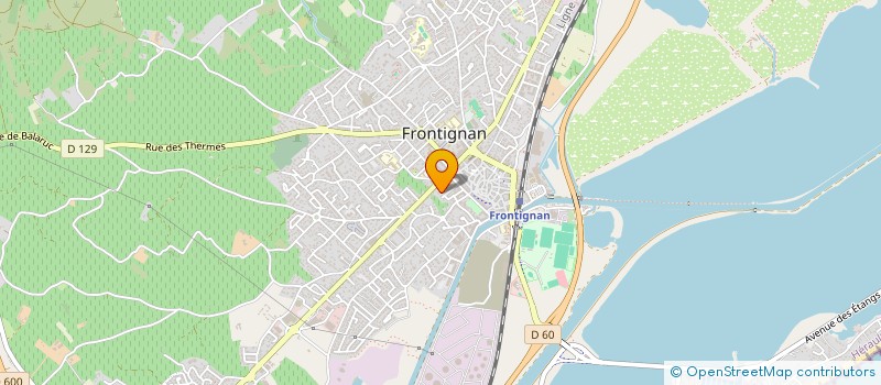 localisation de l'entreprise EURL O P SERVICES à FRONTIGNAN