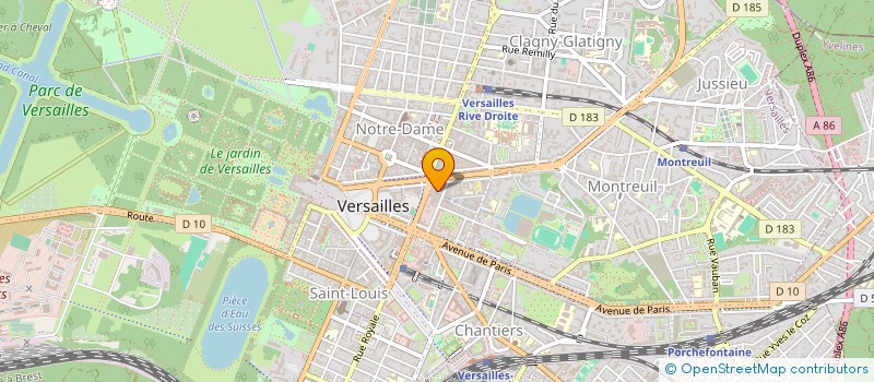 localisation de l'entreprise EURL O'ST PIERRE à VERSAILLES