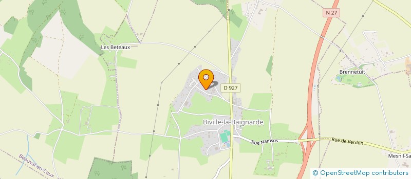 localisation de l'entreprise EURL OBJEC HABITATS  BIVILLE-LA-BAIGNARDE