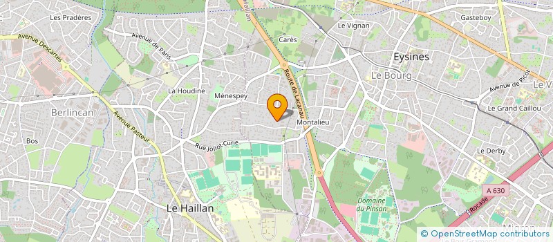 localisation de l'entreprise EURL OCEANE à EYSINES