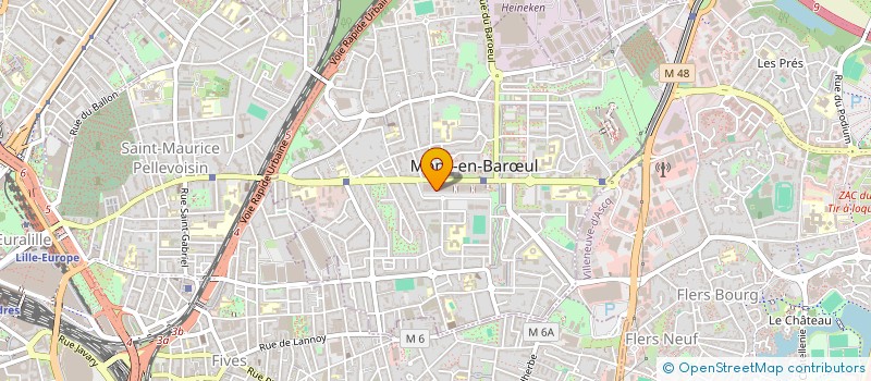 localisation de l'entreprise EURL OCEANE  MONS-EN-BARUL