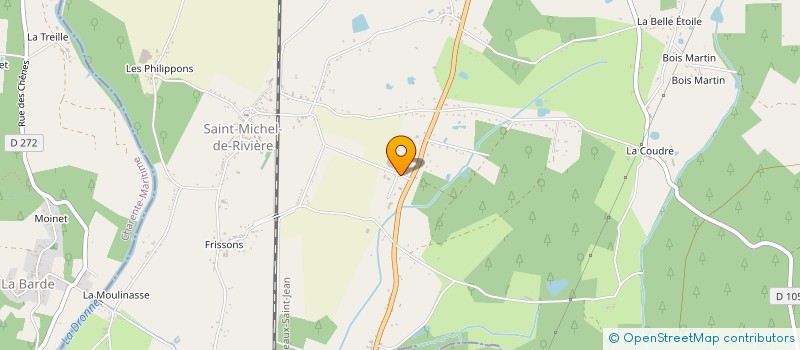 localisation de l'entreprise EURL OCEANHYSS TAXIS LAURENCE BUISINE  LA ROCHE CHALAIS