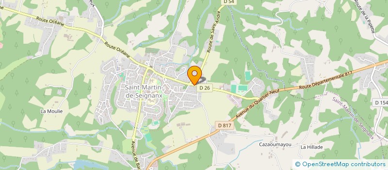 localisation de l'entreprise EURL OCEANIC NETTOYAGE  SAINT-MARTIN-DE-SEIGNANX