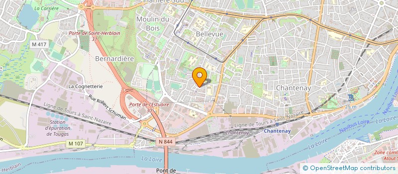 localisation de l'entreprise EURL OCEANIS à NANTES