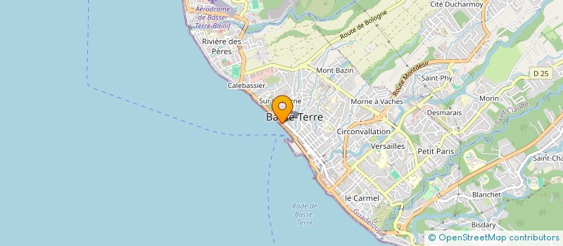 localisation de l'entreprise EURL ODELYS à BASSE-TERRE