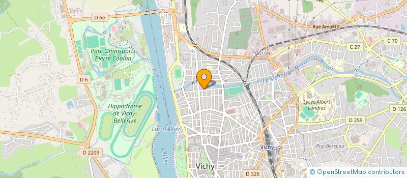 localisation de l'entreprise EURL OEUVRE COMMUNE à VICHY