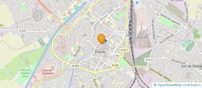 localisation de l'entreprise EURL OGEJ  DOUAI