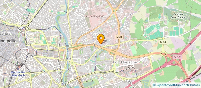 localisation de l'entreprise EURL OHM ELEC à MONTPELLIER