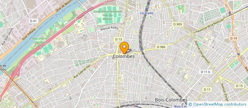localisation de l'entreprise EURL OLGA à COLOMBES