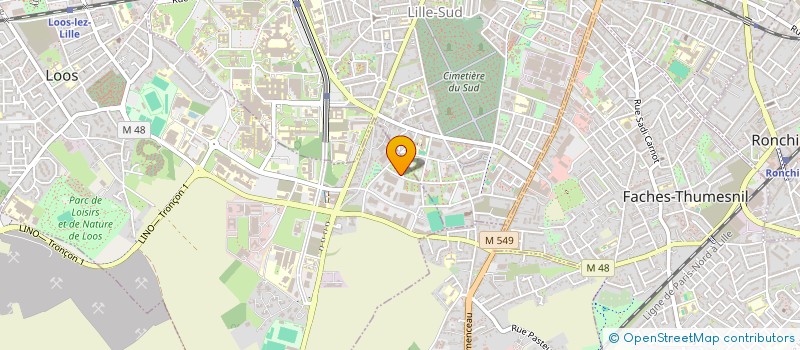 localisation de l'entreprise EURL OLIVIER DEVIGNE  LOOS