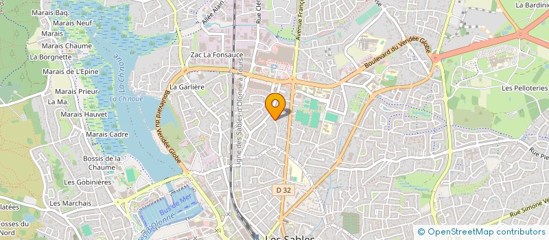 localisation de l'entreprise EURL OLONA PIERRES NATURELLES  LES SABLES D'OLONNE