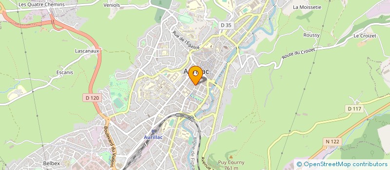 localisation de l'entreprise EURL OLS THIERRY à AURILLAC