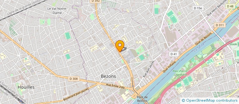 localisation de l'entreprise EURL OM  BEZONS