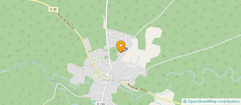 localisation de l'entreprise EURL ONESSE CARRELAGE  ONESSE-LAHARIE