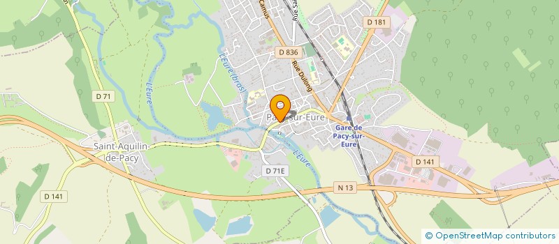 localisation de l'entreprise EURL ONGLITUDE à PACY-SUR-EURE