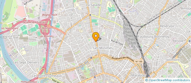 localisation de l'entreprise EURL OPTIQUE CAYRET à TOULOUSE