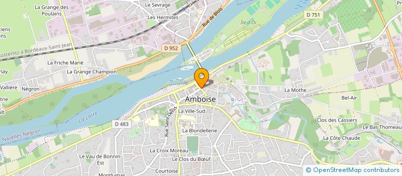 localisation de l'entreprise EURL OPTIQUE SURDITE DESNOUES à AMBOISE