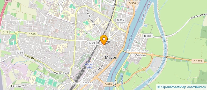 localisation de l'entreprise EURL OPTIQUE WOLFF à MACON