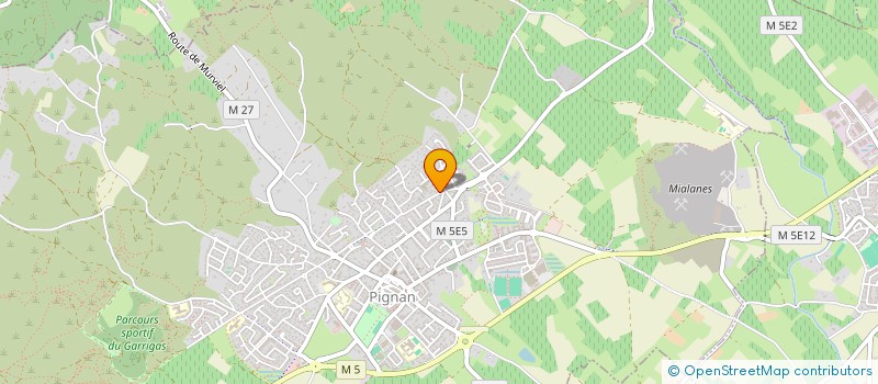 localisation de l'entreprise EURL OPTIQUES DENIS SOLER  PIGNAN