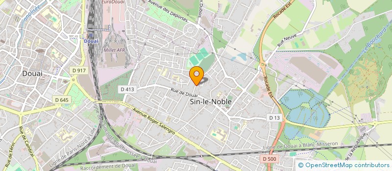 localisation de l'entreprise EURL ORGEAS  SIN-LE-NOBLE