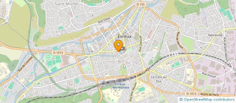 localisation de l'entreprise EURL ORIANTIBES 404  EVREUX