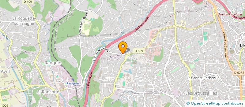 localisation de l'entreprise EURL ORLANDO à MOUGINS