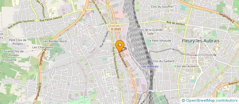 localisation de l'entreprise EURL ORLEANS LASER CENTER à FLEURY-LES-AUBRAIS