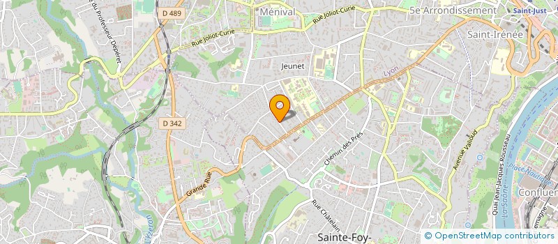 localisation de l'entreprise EURL OSCAR PRESSE  LYON