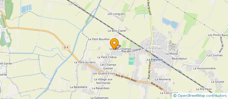 localisation de l'entreprise EURL OSMOSE IDB  LA FRESNAIS