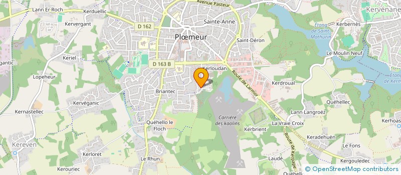 localisation de l'entreprise EURL OUDIOU PHILIPPE à PLOEMEUR