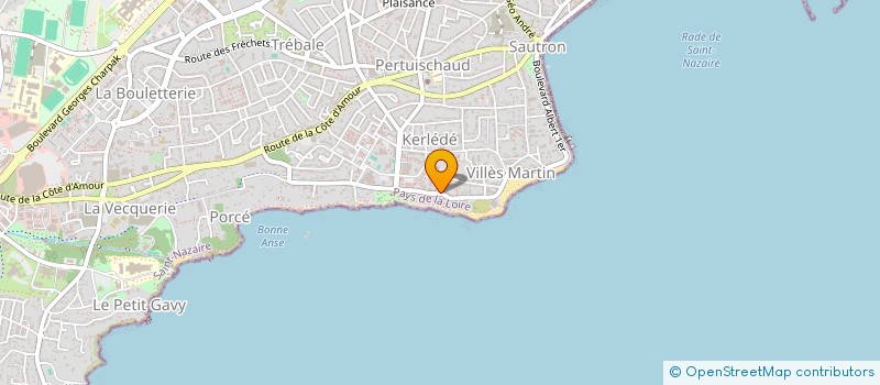 localisation de l'entreprise EURL OUEST DETECTION à SAINT-NAZAIRE