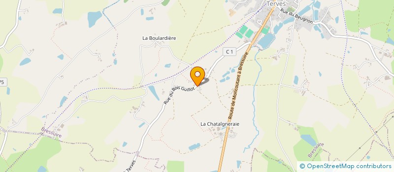 localisation de l'entreprise EURL OUEST TRAITEMENT DES EAUX à BRESSUIRE