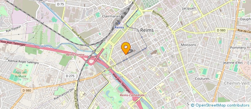 localisation de l'entreprise EURL OUK  REIMS