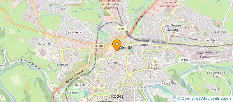 localisation de l'entreprise EURL OULMANN à RODEZ