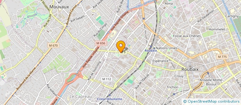 localisation de l'entreprise EURL OUTH à TOURCOING