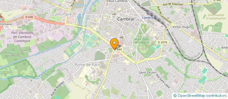 localisation de l'entreprise EURL OXFORD II à CAMBRAI