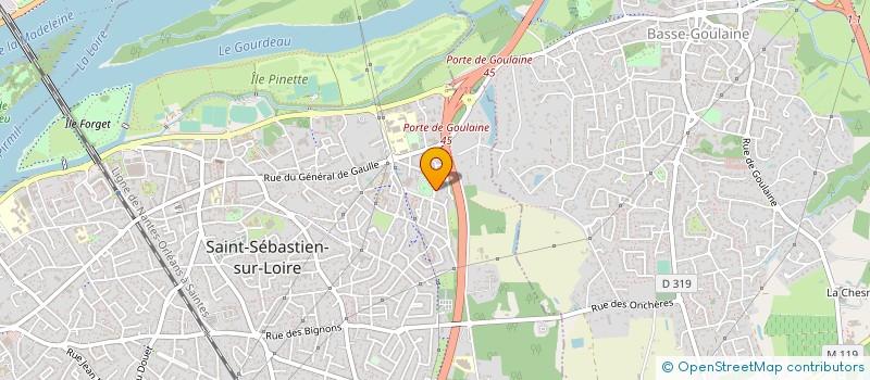 localisation de l'entreprise EURL OZCAN ENDUITS  SAINT-SEBASTIEN-SUR-LOIRE