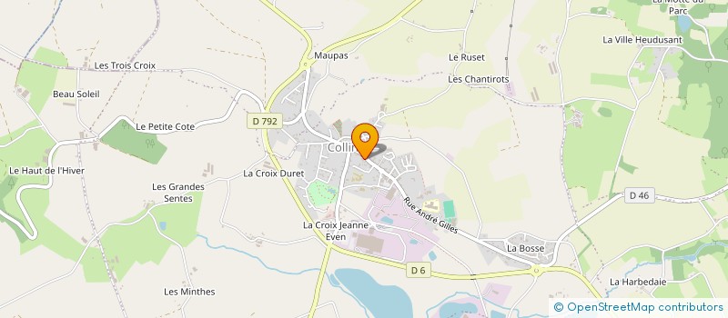 localisation de l'entreprise EURL OZOUF à LE MENE