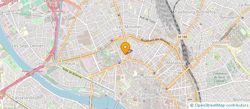 localisation de l'entreprise EURL P.A.C.T.E à TOULOUSE