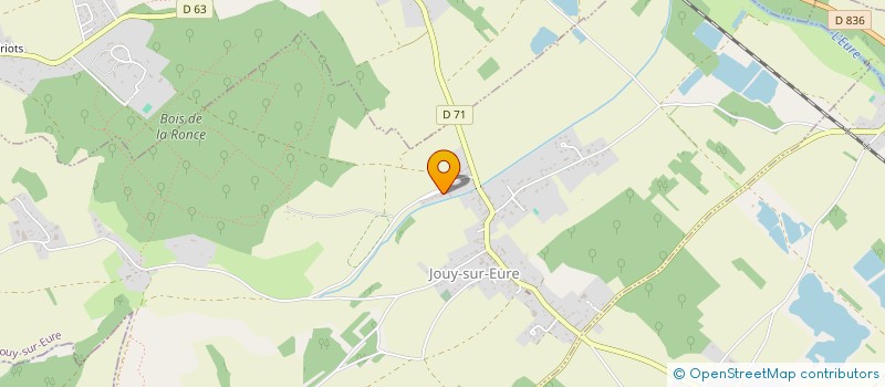 localisation de l'entreprise EURL P.C.B.  JOUY-SUR-EURE