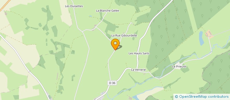 localisation de l'entreprise EURL P LEGROS  ROCQUIGNY