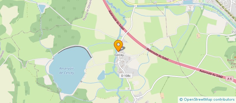 localisation de l'entreprise EURL PAC'AUXOIS PAYSAGE  THOISY-LE-DESERT