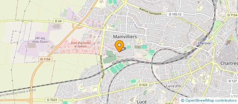 localisation de l'entreprise EURL PADEL à MAINVILLIERS