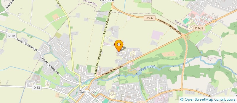 localisation de l'entreprise EURL PAIEMENT GERARD  SAINT-LYS