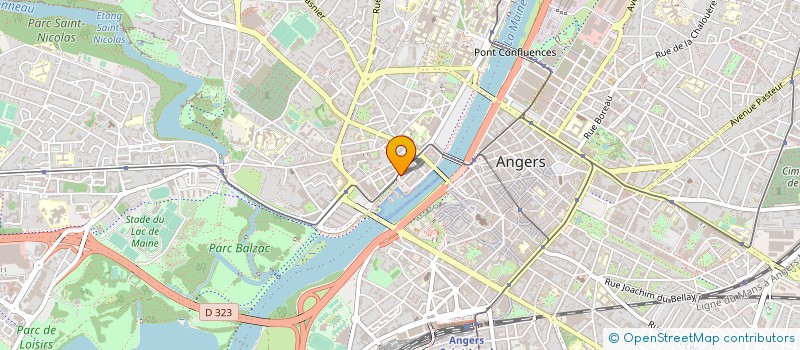 localisation de l'entreprise EURL PAIN ET LEVAIN à ANGERS