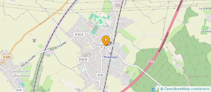localisation de l'entreprise EURL PALAISTRA  PHALEMPIN