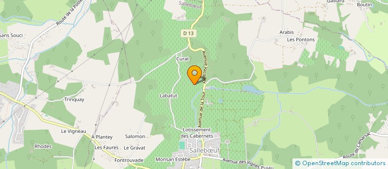 localisation de l'entreprise EURL PALLARUELO  SALLEBUF